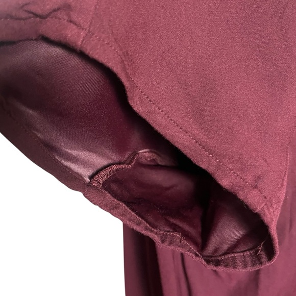 Universal Standard Avenir Minimal Dress in Black Cherry size S (14-16) - Picture 10 of 14